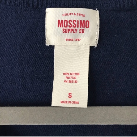 Navy Ruffle Front Cardigan - Picture 4 of 6